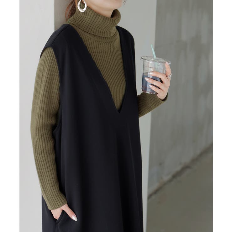 ワンピース 超伸び 深V | HUG.U | 詳細画像4 