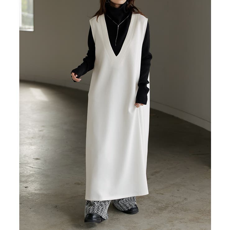 ワンピース 超伸び 深V | HUG.U | 詳細画像5 