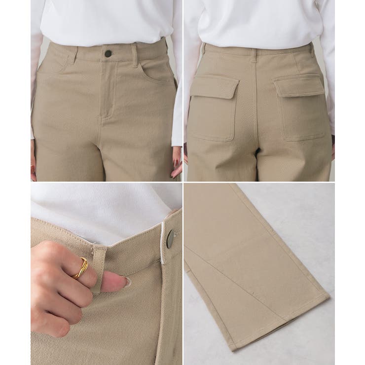 パンツ ワイド レディース | HUG.U | 詳細画像21 