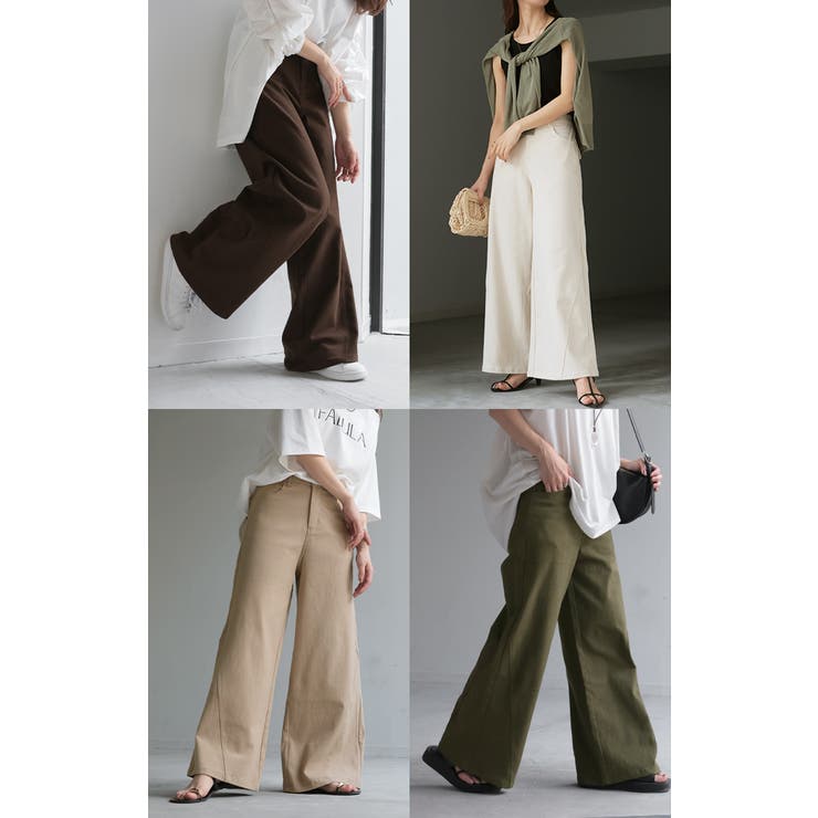 パンツ ワイド レディース | HUG.U | 詳細画像22 