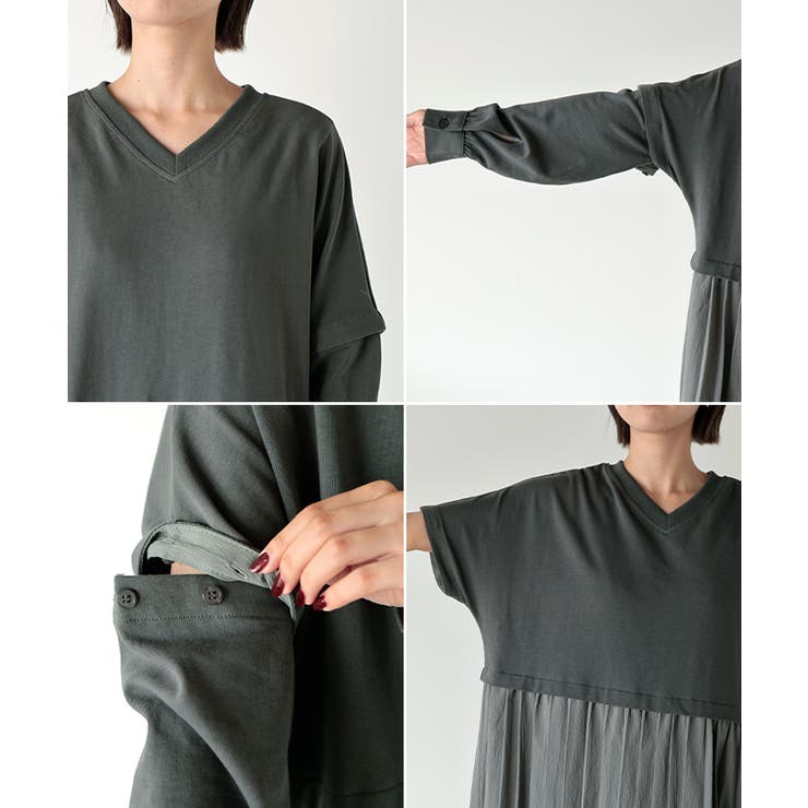 ワンピース ロング 長袖 | HUG.U | 詳細画像22 