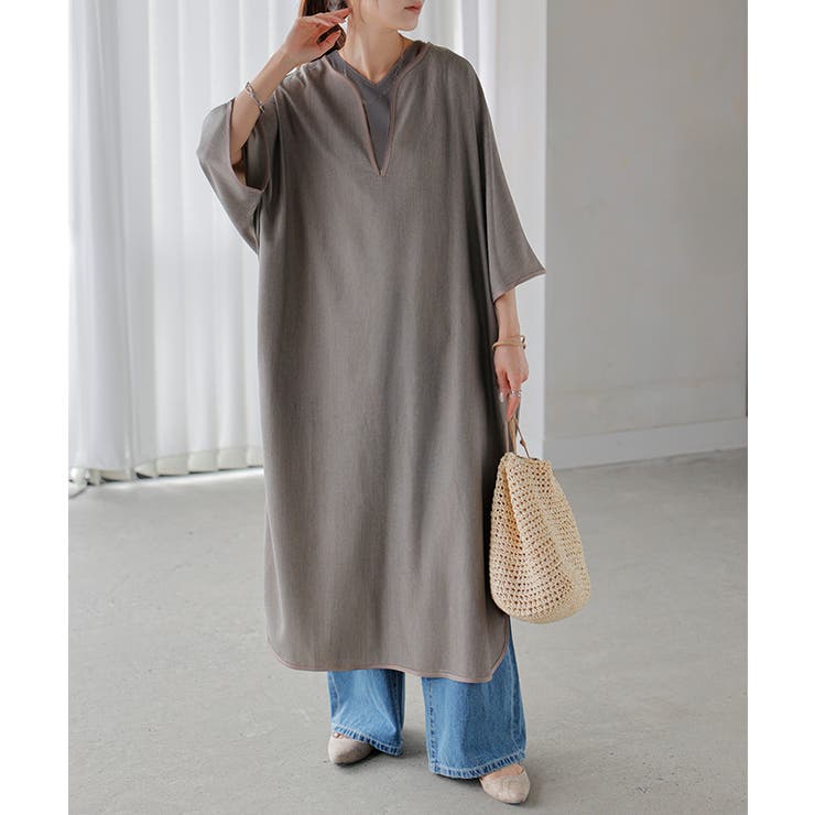 アースグレー | タンクトップ レイヤード インナー | HUG.U