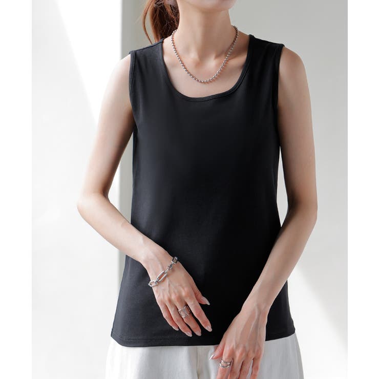 ブラック | タンクトップ レイヤード インナー | HUG.U