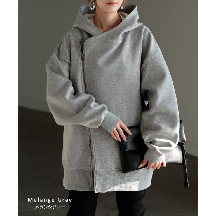 パーカー チュニック アシメ | HUG.U | 詳細画像12 