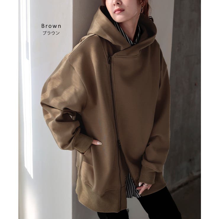 パーカー チュニック アシメ | HUG.U | 詳細画像16 