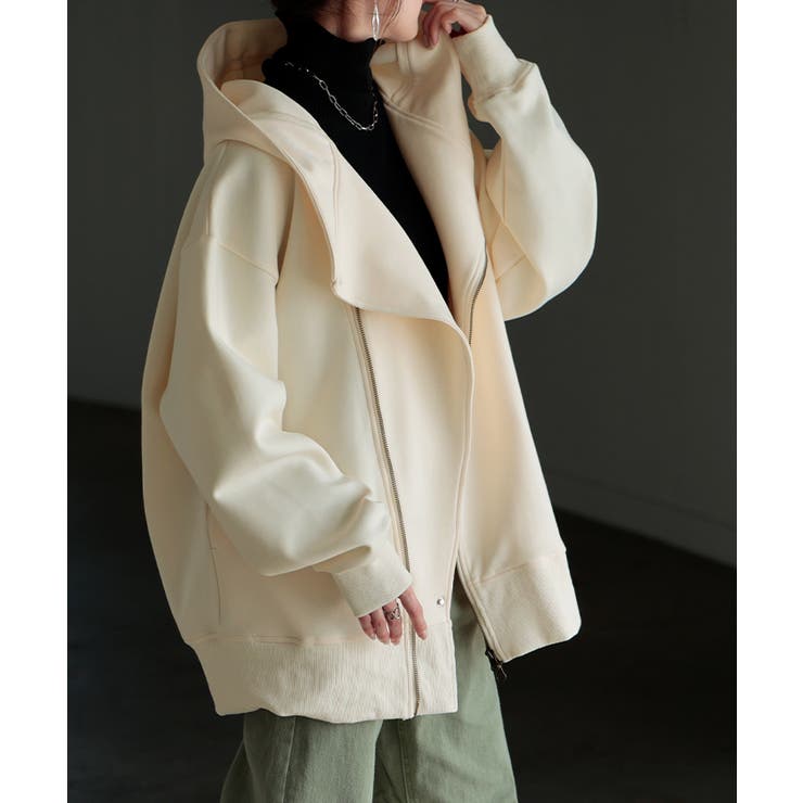 パーカー チュニック アシメ | HUG.U | 詳細画像3 