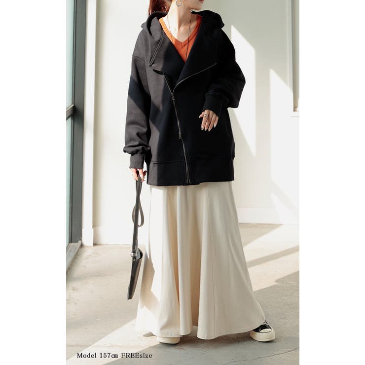 パーカー チュニック アシメ | HUG.U | 詳細画像4 