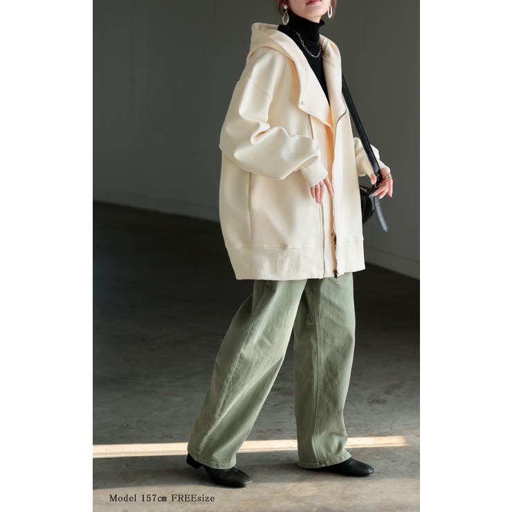 パーカー チュニック アシメ | HUG.U | 詳細画像6 