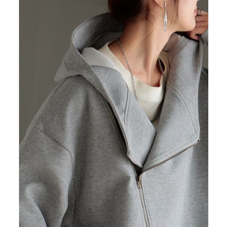 パーカー チュニック アシメ | HUG.U | 詳細画像8 