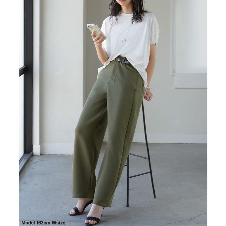 パンツ バレルレッグ レディース | HUG.U | 詳細画像12 