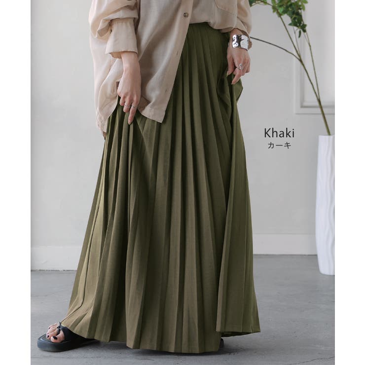 スカート プリーツ ロング | HUG.U | 詳細画像20 