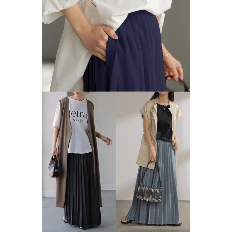 スカート プリーツ ロング | HUG.U | 詳細画像8 