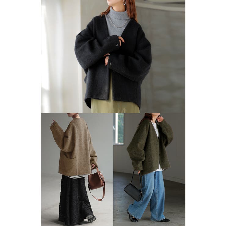 コート シャギー ドルマンスリーブ | HUG.U | 詳細画像20 