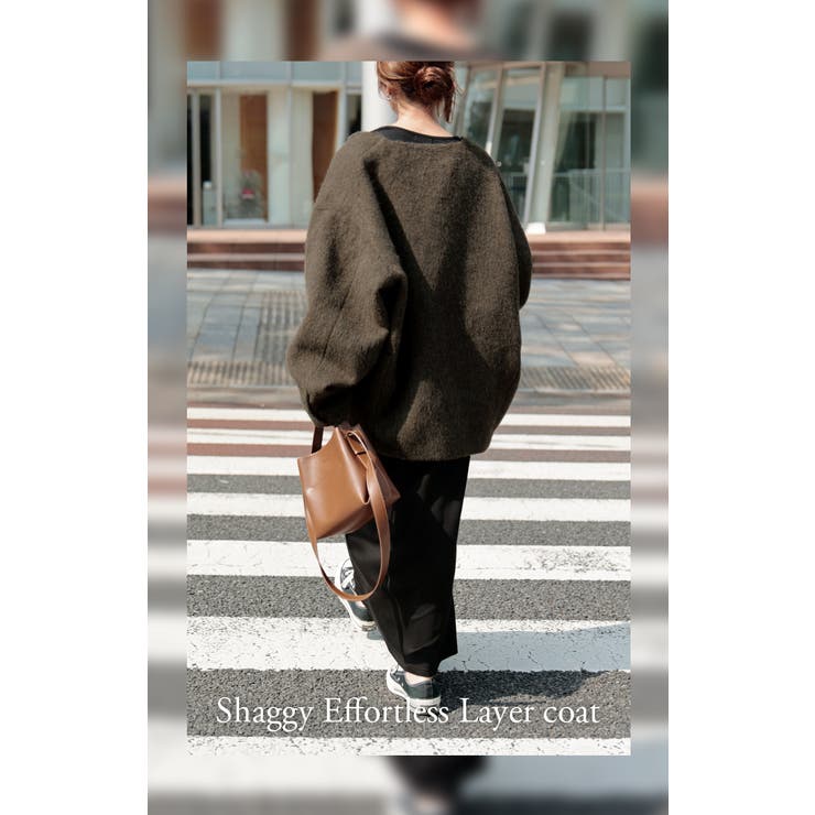 コート シャギー ドルマンスリーブ | HUG.U | 詳細画像22 