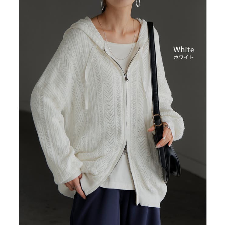 パーカー ニット 綿100 | HUG.U | 詳細画像12 