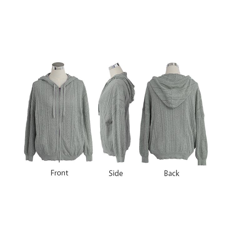 パーカー ニット 綿100 | HUG.U | 詳細画像23 