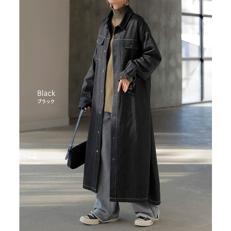 ワンピース シャツ デニム | HUG.U | 詳細画像10 