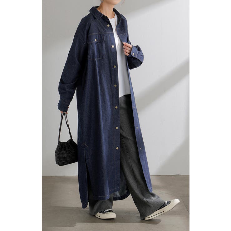 ワンピース シャツ デニム | HUG.U | 詳細画像14 