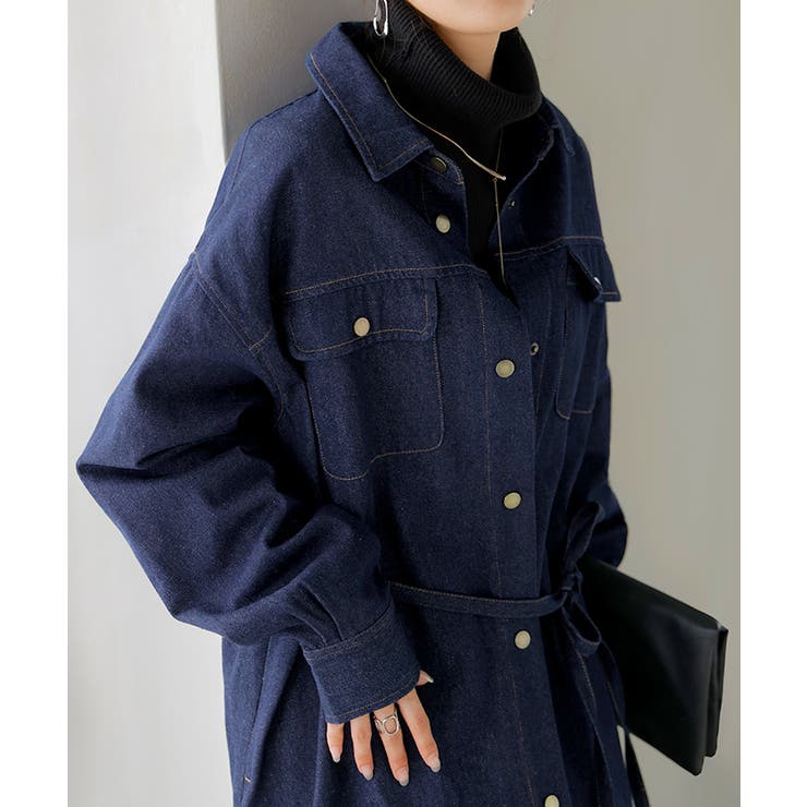 ワンピース シャツ デニム | HUG.U | 詳細画像17 