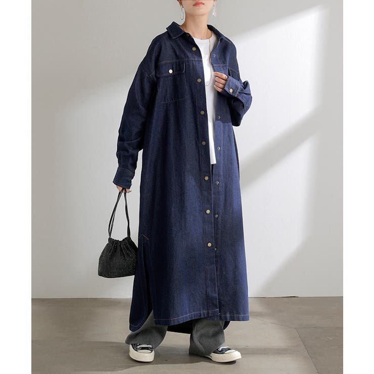 ワンピース シャツ デニム | HUG.U | 詳細画像5 