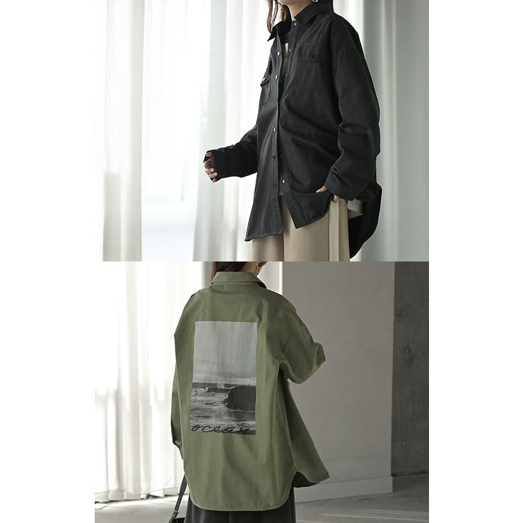 ジャケット バック プリント | HUG.U | 詳細画像18 