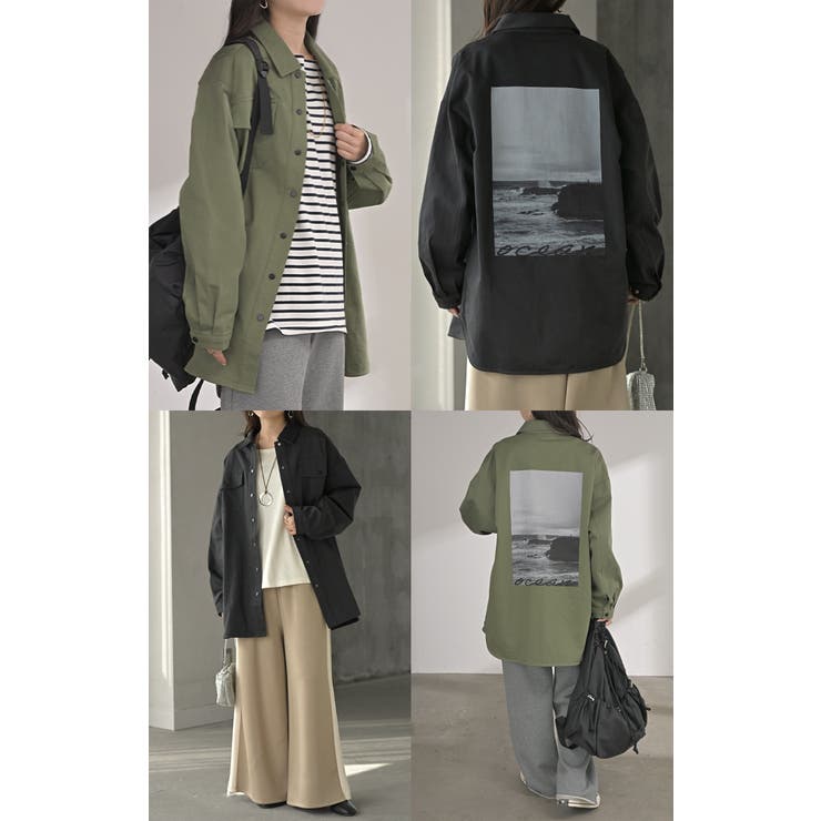 ジャケット バック プリント | HUG.U | 詳細画像21 