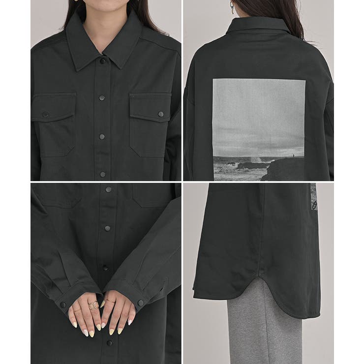 ジャケット バック プリント | HUG.U | 詳細画像22 