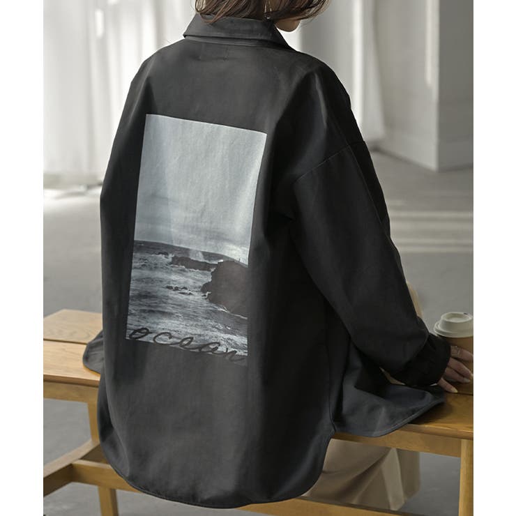 ジャケット バック プリント | HUG.U | 詳細画像5 