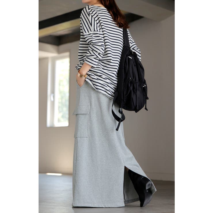 スカート スウェット ロング | HUG.U | 詳細画像14 