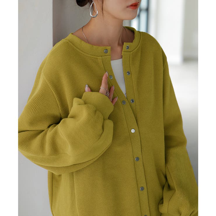 カーディガン ワッフル アウター | HUG.U | 詳細画像20