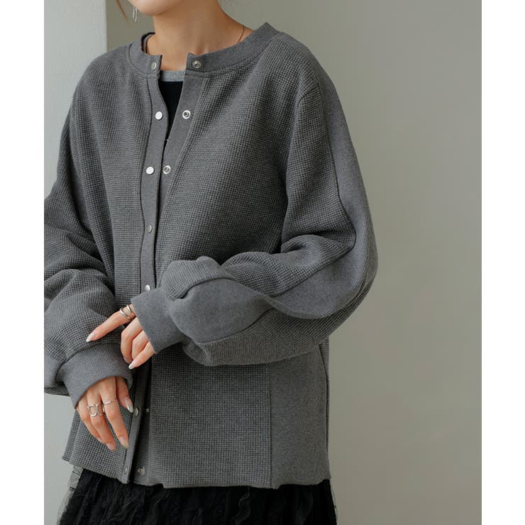 カーディガン ワッフル アウター | HUG.U | 詳細画像6