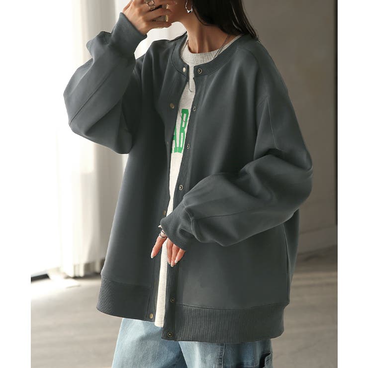 カーディガン ダンボール ロング | HUG.U | 詳細画像5 