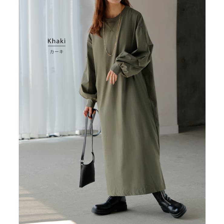 ワンピース ロング ナイロン | HUG.U | 詳細画像12 