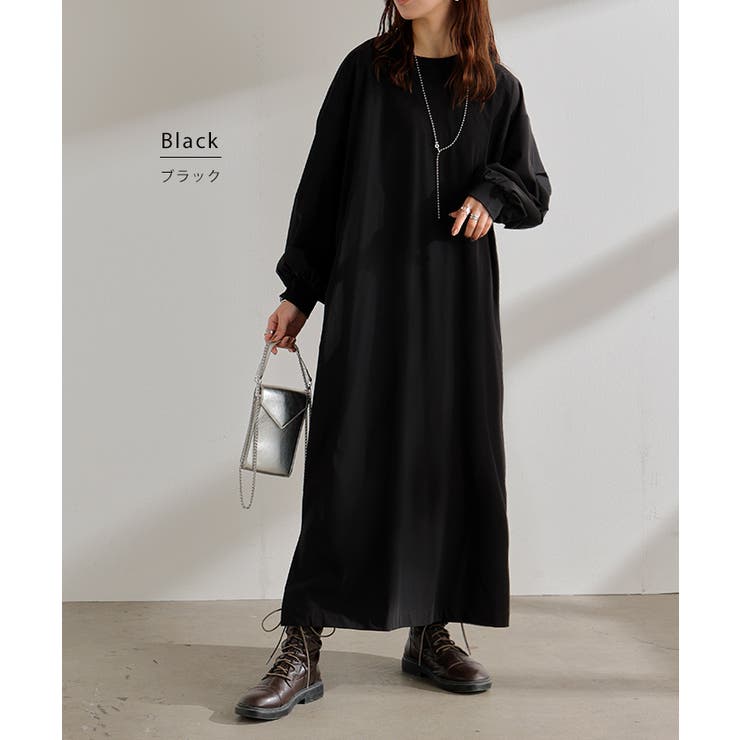 ワンピース ロング ナイロン | HUG.U | 詳細画像15 