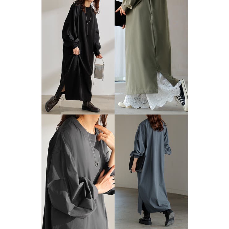 ワンピース ロング ナイロン | HUG.U | 詳細画像20 