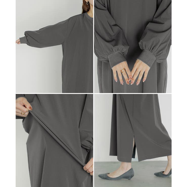 ワンピース ロング ナイロン | HUG.U | 詳細画像21 