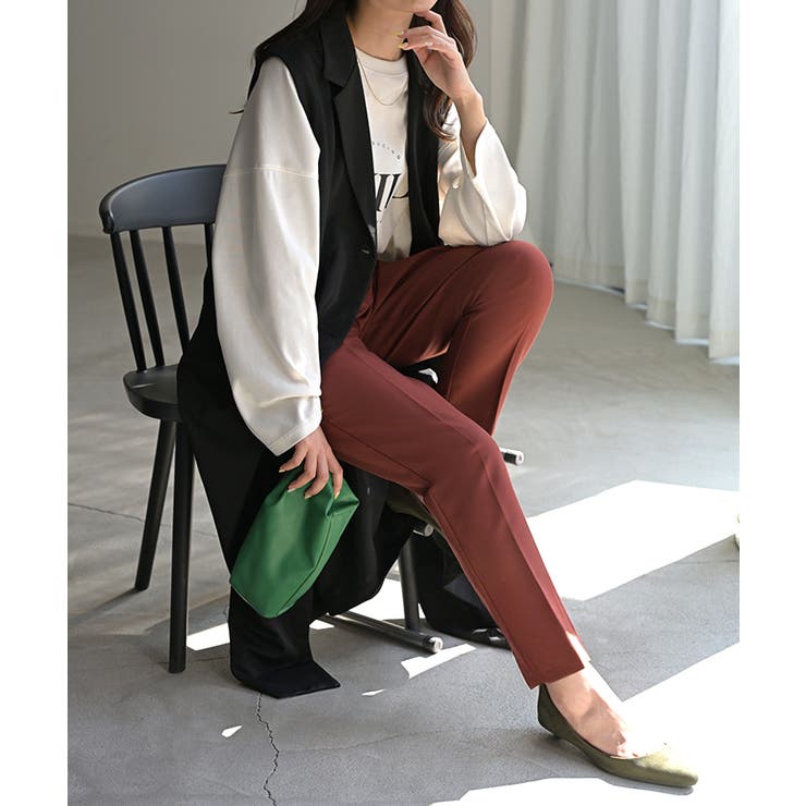 ベスト ジレ ロング | HUG.U | 詳細画像10 