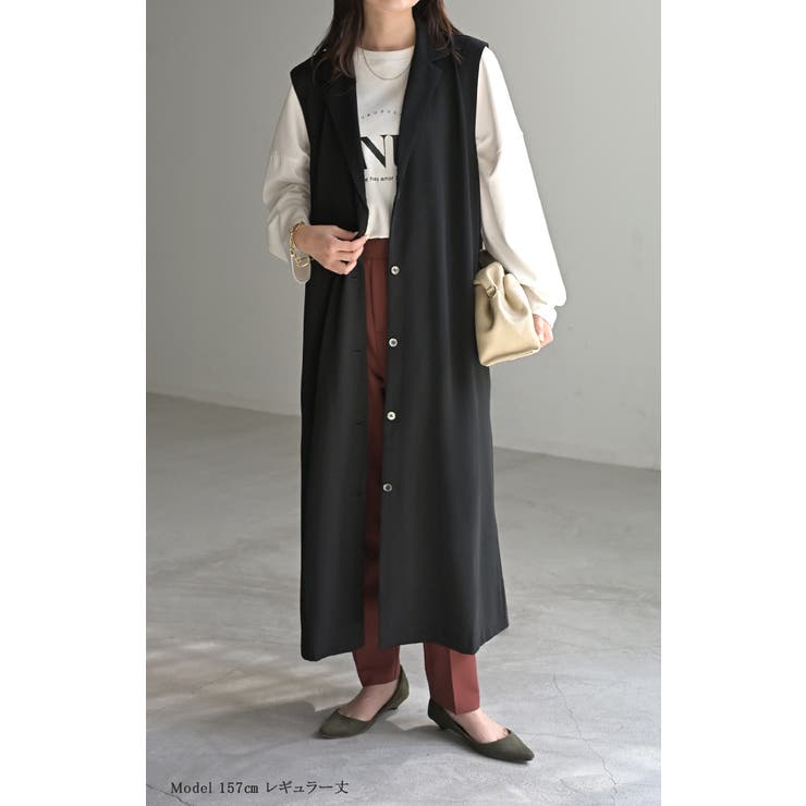 ベスト ジレ ロング | HUG.U | 詳細画像19 