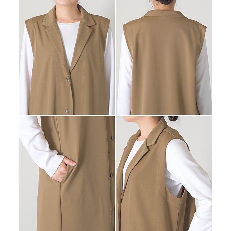 ベスト ジレ ロング | HUG.U | 詳細画像21 