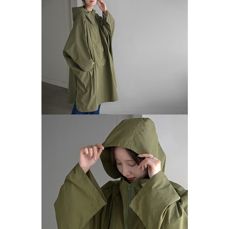 マウンテンパーカー ロング 撥水 | HUG.U | 詳細画像15 