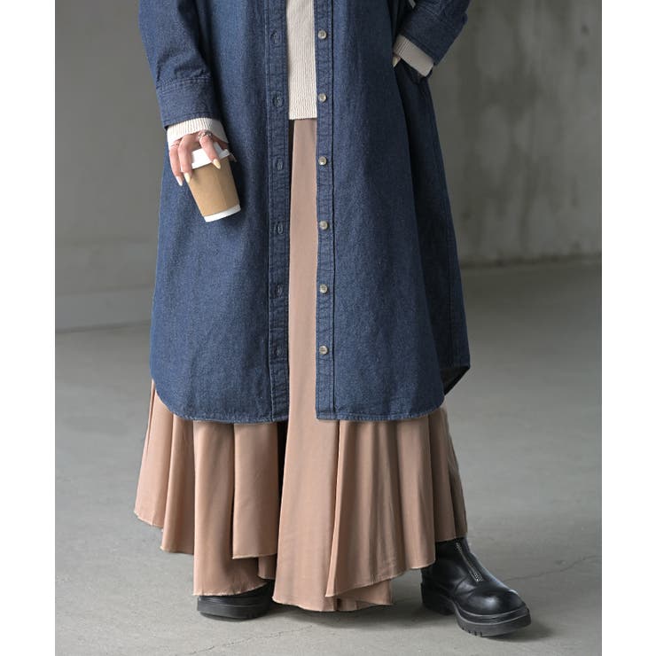 ワンピース シャツ デニム | HUG.U | 詳細画像14 