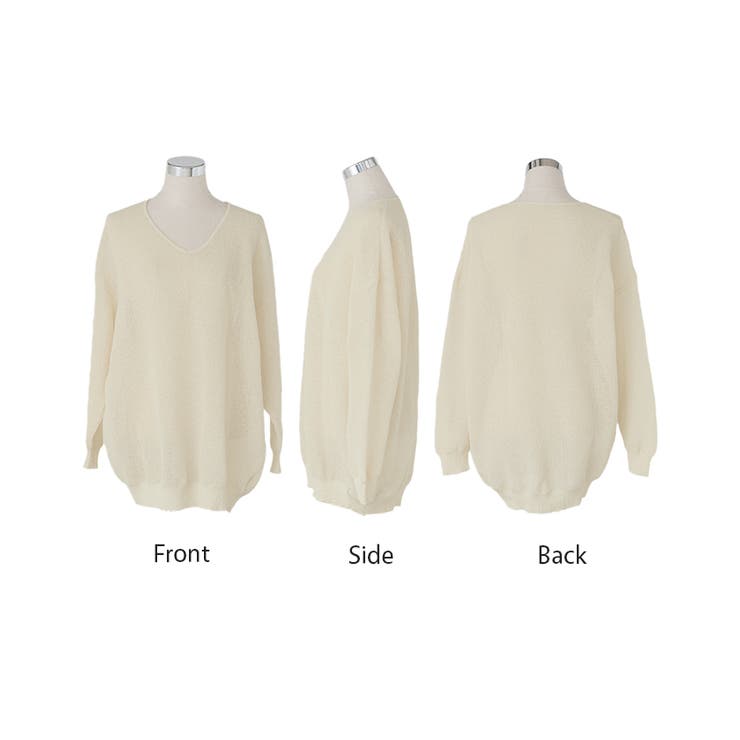 ニット シャリ感 透かし編み | HUG.U | 詳細画像23 