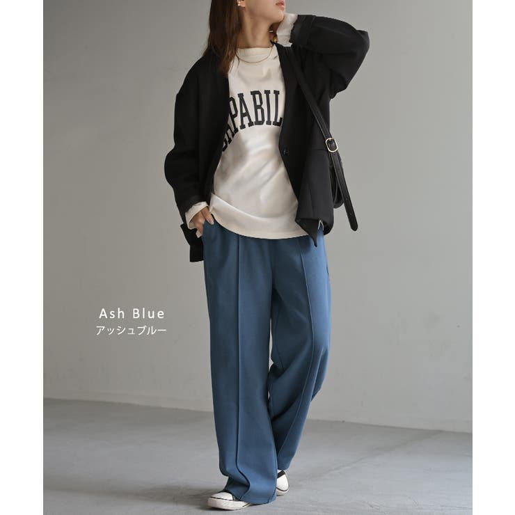 パンツ ワイド タックパンツ | HUG.U | 詳細画像11 