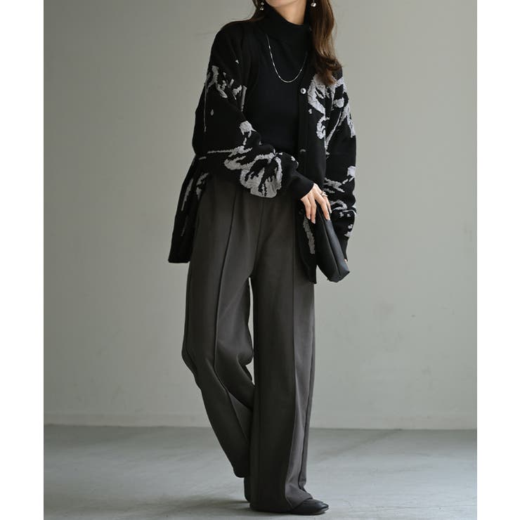 パンツ ワイド タックパンツ | HUG.U | 詳細画像4 