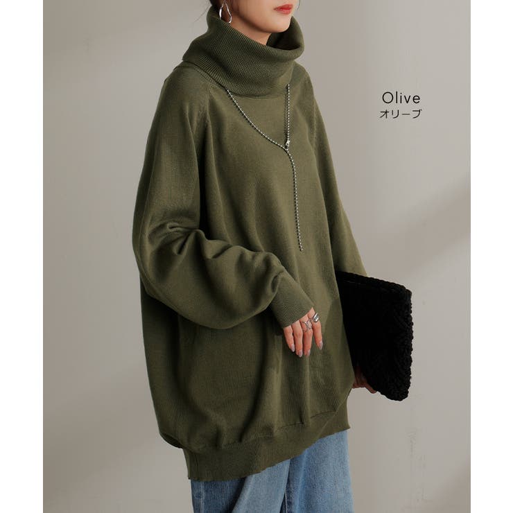 ニット ロング 綿100％ | HUG.U | 詳細画像9 