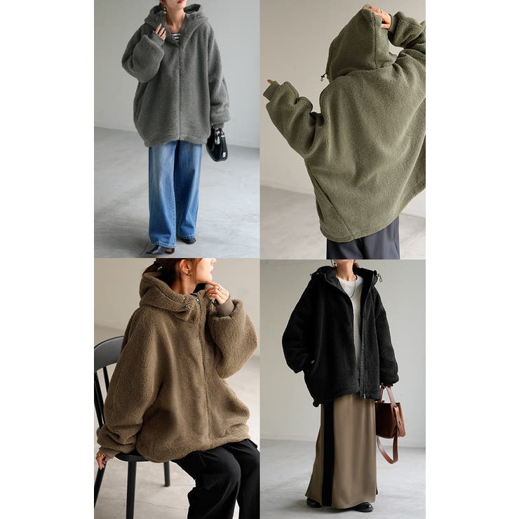 アウター ボア 裏起毛 | HUG.U | 詳細画像21 