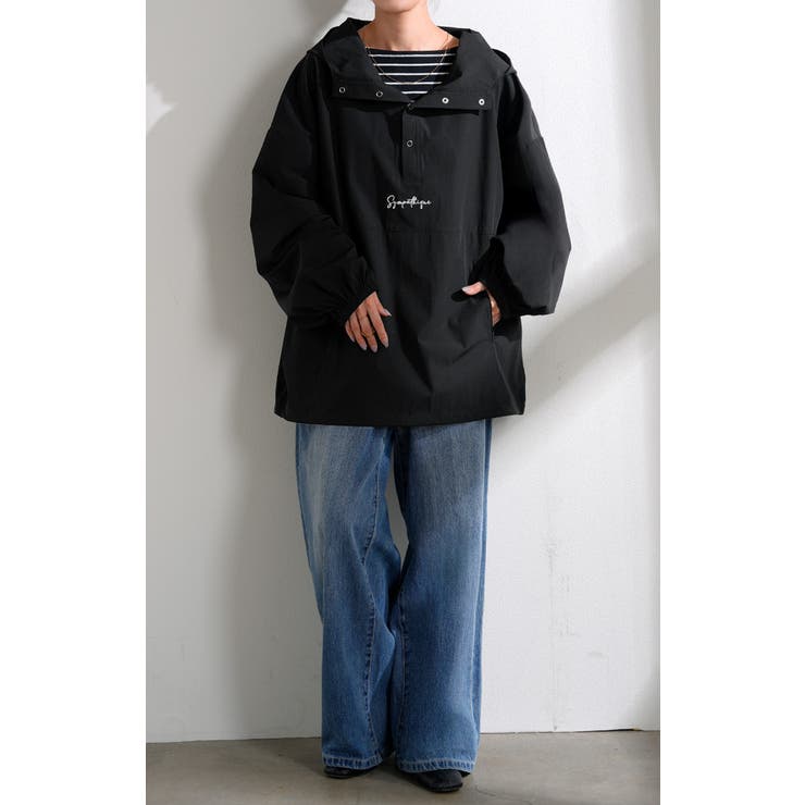 パーカー ナイロン 刺繍 | HUG.U | 詳細画像15 