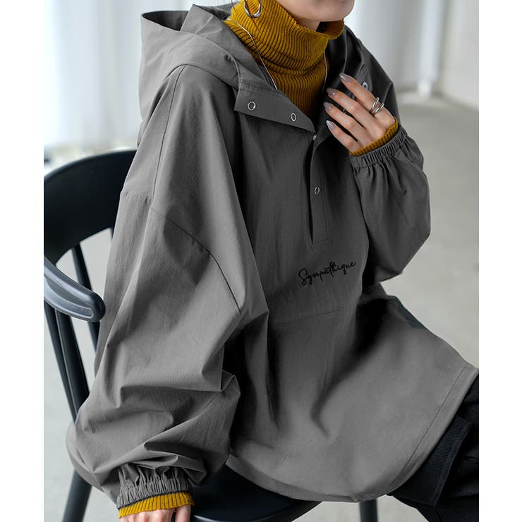 パーカー ナイロン 刺繍 | HUG.U | 詳細画像18 