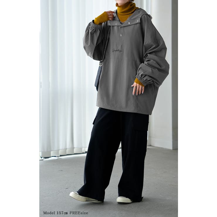 パーカー ナイロン 刺繍 | HUG.U | 詳細画像20 