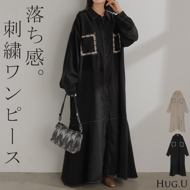 ワンピース シャツ 長袖 | HUG.U | 詳細画像1 
